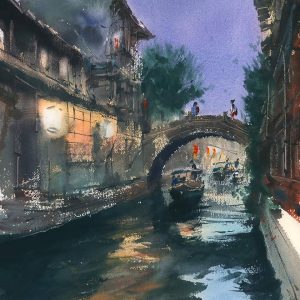 Zhouzhuang miasto obrazy